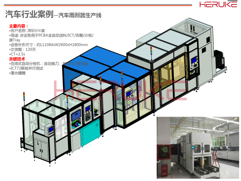 汽车雨刮器生产线